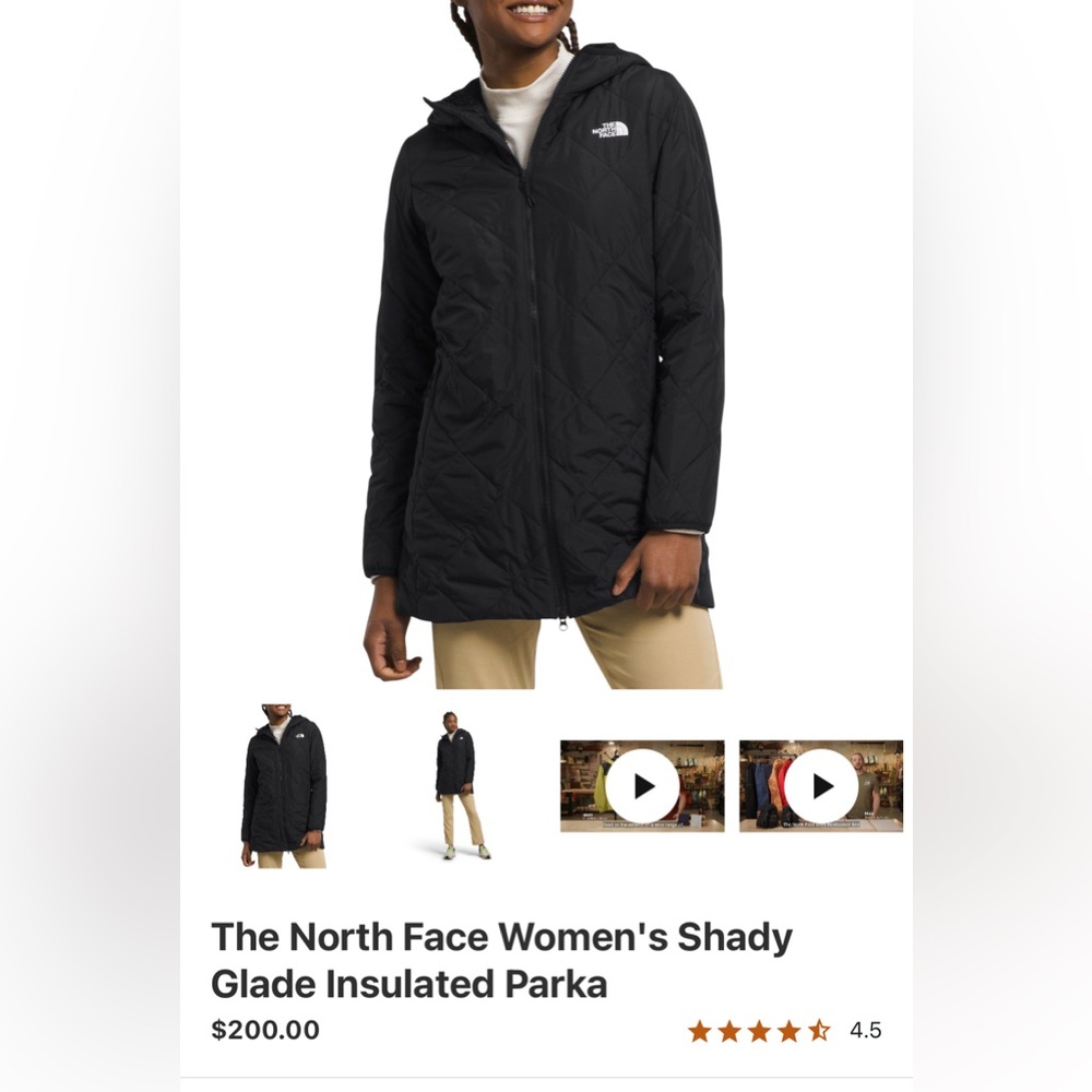 The North Face Women’s Black Puffer Jacket